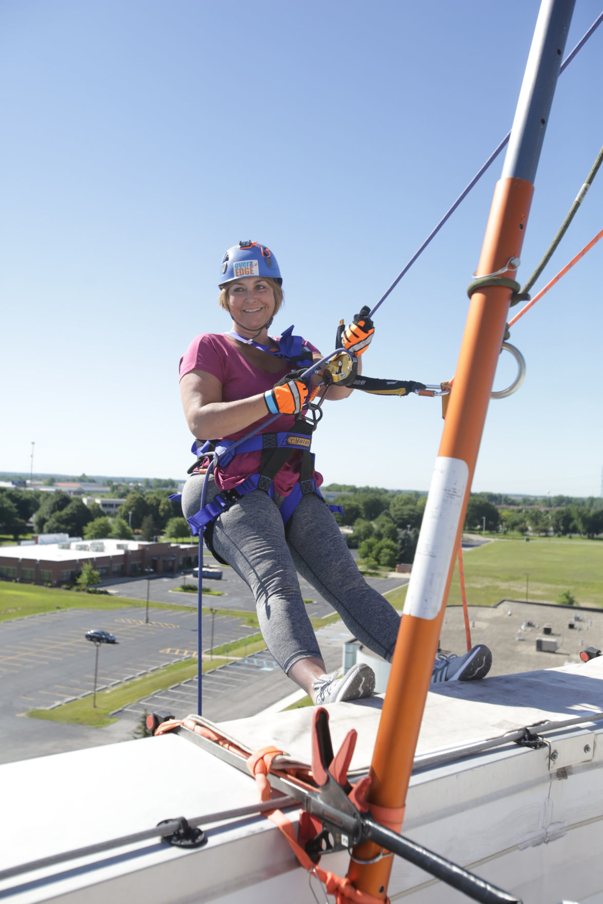 Lake Area United Way Rappelling